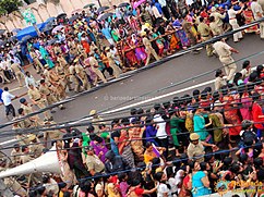 Women pulling the Chariot of Devi Subhadra at Baripada