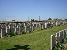Line of graves
