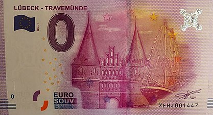 Vorderseite 0-Euro-Schein (2016)