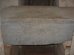 Saint Philibert's sarcophagus.