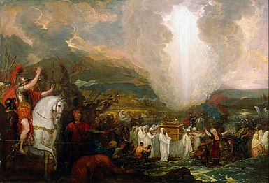 Benjamin West, Joshua passing the River Jordan with the Ark of the Covenant, 1800