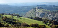 Carreg Cennen Castle, built by the Prince of Wales, Lord Rhys