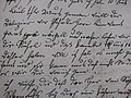 Christianes Handschrift