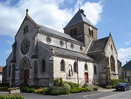 The church in La Neuville-en-Tourne-à-Fuy