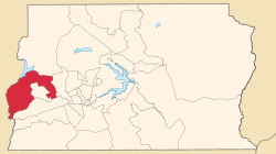 Localization of Ceilândia in Federal District