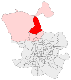 Location of El Goloso