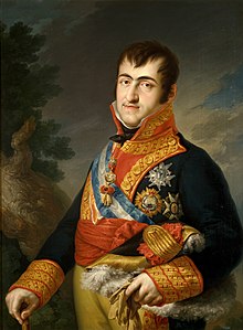 Portrait of Ferdinand VII, King of Spain