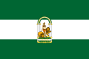 Flagge der Autonomen Region Andalusien