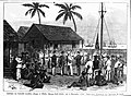 Image 17Hoisting the German flag at Mioko in 1884 (from History of Papua New Guinea)