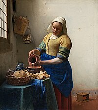 The Milkmaid (c. 1657–58) by Johannes Vermeer