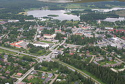 Aerial photograph of Kiuruvesi