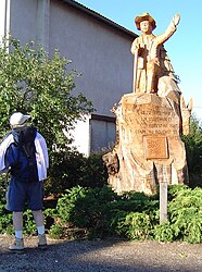 Monument on the Stevenson Trail