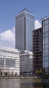 One Canada Square in Canary Wharf, London, (1991)