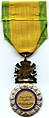 "Valeur - Discipline" on the reverse of the Médaille militaire.