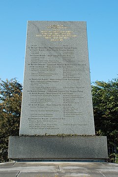 Monument to the British and Hanoverian Troops.
