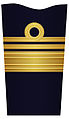 Sleeve insignia for a vice admiral (2003–present)