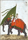 One of the many Alam (flags) of the Mughal Empire.