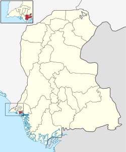 Map of Korangi District