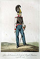 Offizier der Gardes du Corps in großer Uniform, 1815