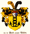 Wappen derer von der Raab genannt Thülen im Baltischen Wappenbuch