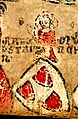 Stammwappen der Rappoltstein (Rabenstein) in der Zürcher Wappenrolle, ca. 1340
