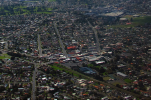 Aerial view of Papatoetoe