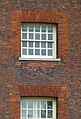 Scheitrechte Bögen in Ziegelmauerwerk, 18. Jahrhundert (Old Royal Naval College, London-Greenwich)