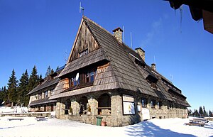 Turbacz-Hütte (polnisch: Schronisko PTTK na Turbaczu)