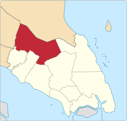 Location of Segamat District in Johor