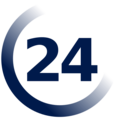 Cornerlogo des heutigen Tagesschau24 Logo seit 1. Mai 2012