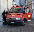 An Iveco Magirus Daily 65C15 van of the Vatican fire brigade.