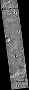 Bouguer (Martian crater), as seen by CTX camera (on Mars Reconnaissance Orbiter).