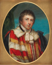 Francis Russell, 5th Duke of Bedford in a Bedford Crop, by William Grimaldi after John Hoppner, early 19th century, based on a work of 1796–1797