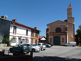 The church in Aignes