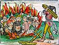 Darstellung einer Verbrennung von Juden aus der Schedelschen Weltchronik von 1493