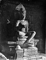 Boddhisattva Vajrapani. Mendut near Borobudur, Central Java, Indonesia. Sailendran art c. 8th century.