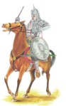 A medieval Deccani Muslim horseman