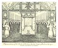 Charles Manners, 4th Duke of Rutland lying in state in the Irish House of Lords chamber after his death in 1787
