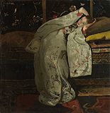 George Hendrik Breitner, Girl in a White Kimono, oil on canvas, 1894[57]
