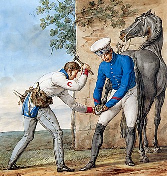 Farrier and brigadier of carabineers