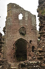 entrance to south-west tower...