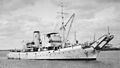 HMAS Kangaroo, a Bar class boom defence vessel of the Royal Australian Navy in 1947.