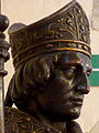 Head of Stephen Langton. Part of maquette for a bronze which is now in House of Lords.
