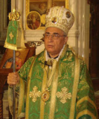 Pictured during a liturgy