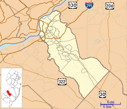 Audubon is located in Camden County, New Jersey