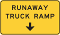 W7-4b Runaway truck ramp this lane