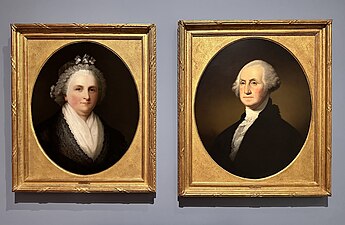 Martha Washington and George Washington (ca 1850), Jane Stuart