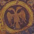 Eagle on Stefan Lazarevic's clothes (1415-1418)