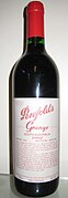 Penfolds Grange, 1999, a premium Australian red wine