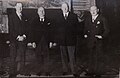 Hassel, Mussolini, Graham, and de Jouvenel after the initialling of the pact, 7 June 1933
